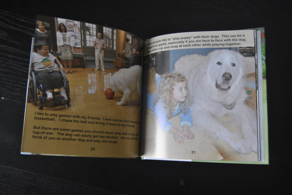 "Pet Me Safely" hardcover children's book