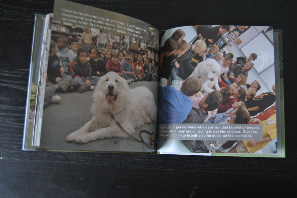 "Pet Me Safely" hardcover children's book