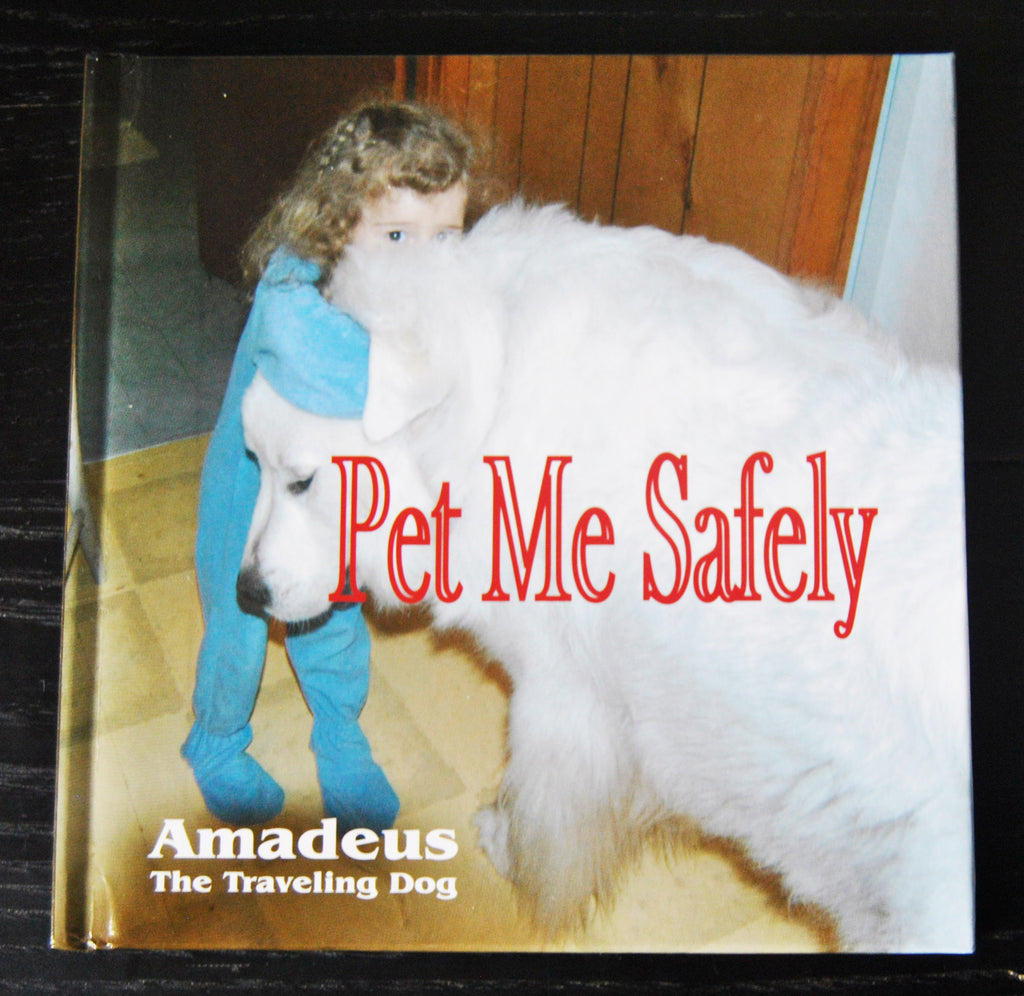 "Pet Me Safely" hardcover children's book